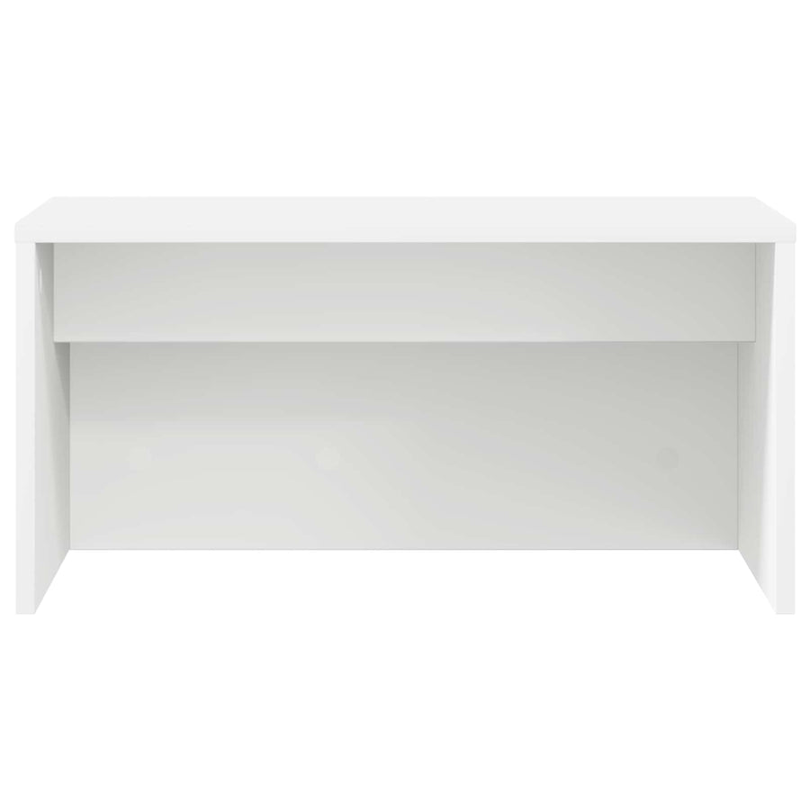Aan de muur bevestigd bureau Wit 60 x 45 x 30 cm Bewerkt hout