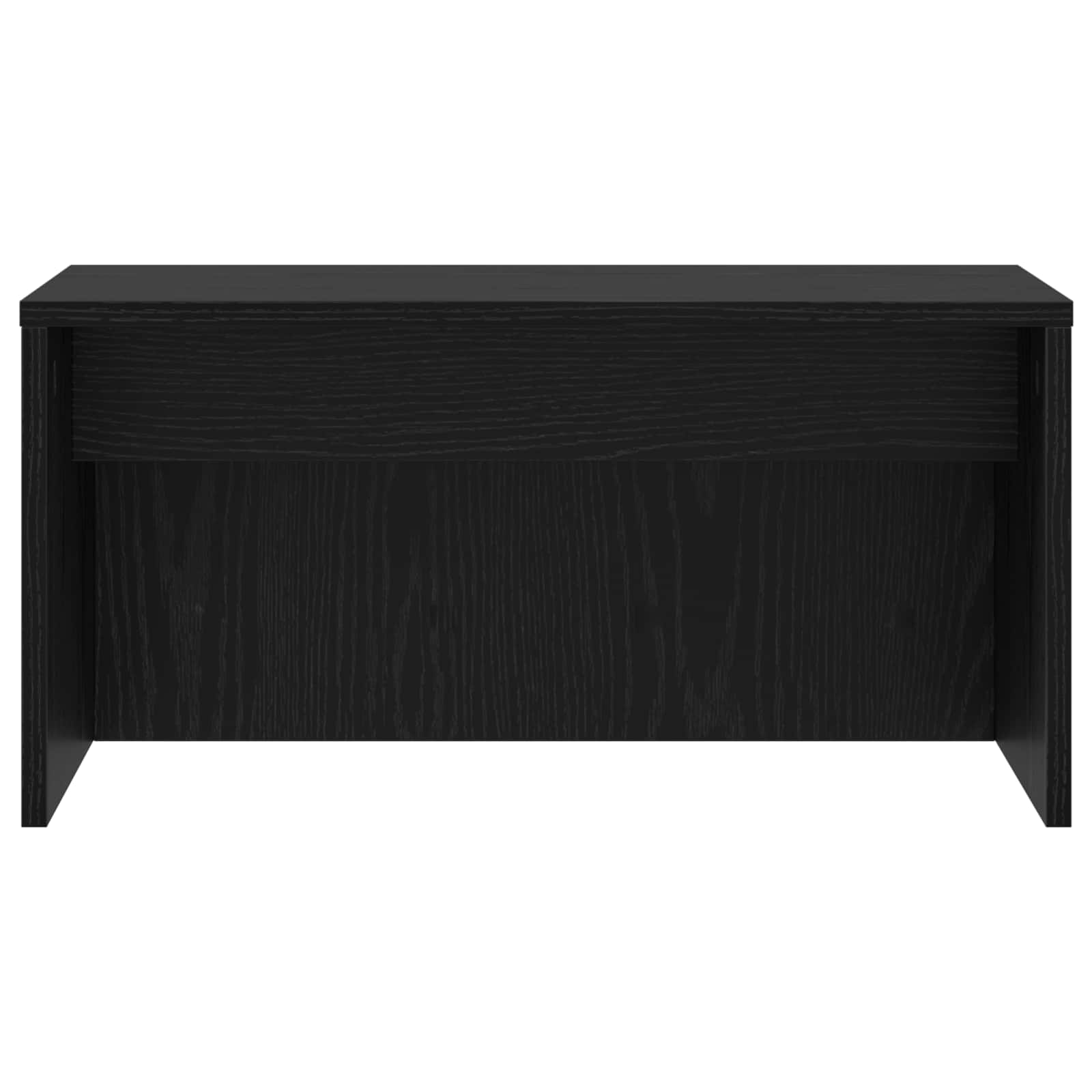 Aan de muur bevestigd bureau Zwart Eiken 60 x 45 x 30 cm