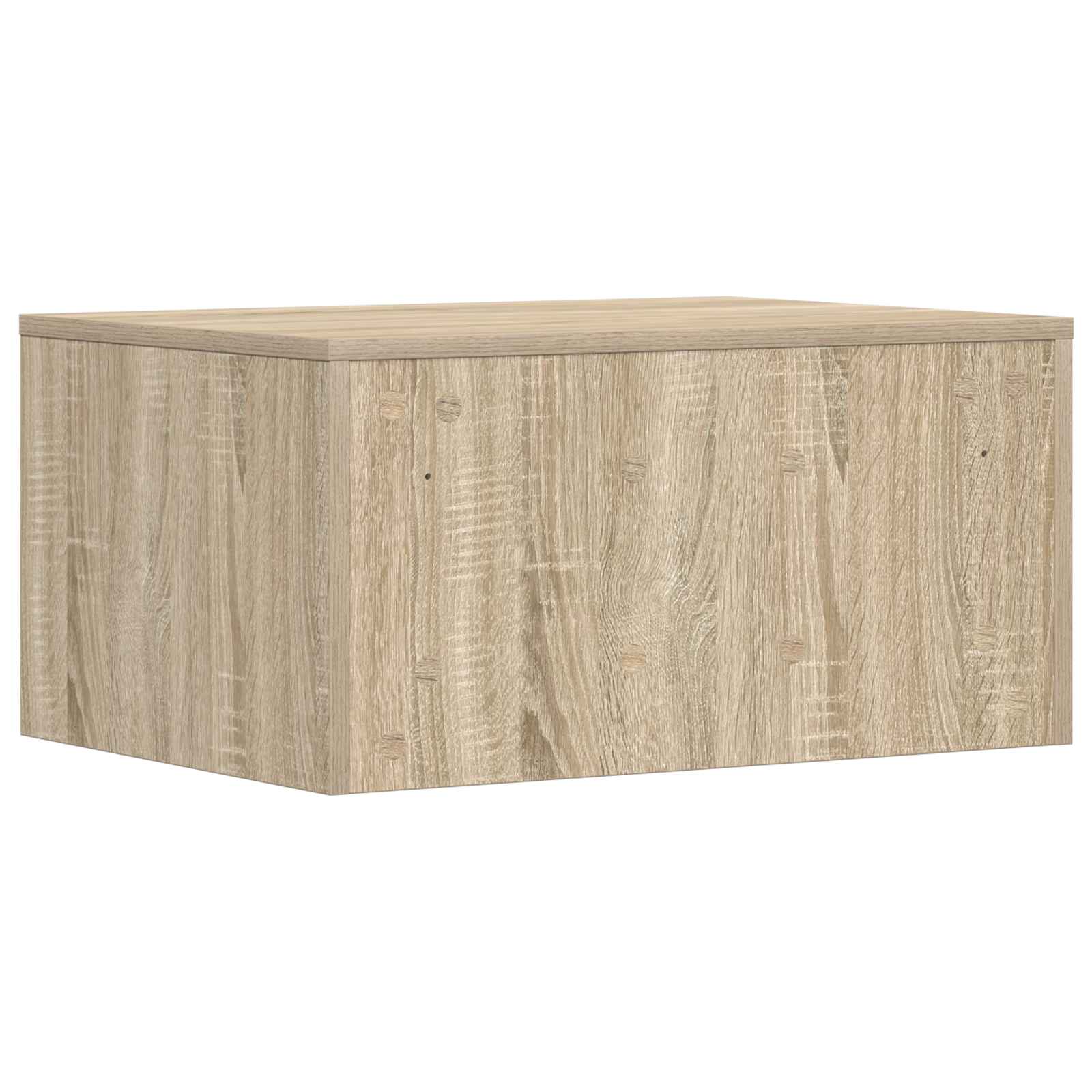 Aan de muur bevestigd bureau Sonoma Eiken 60 x 45 x 30 cm