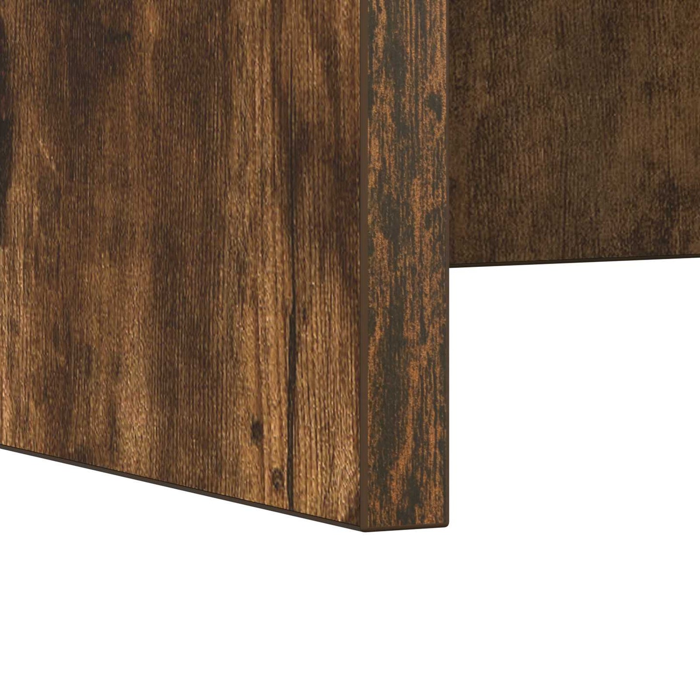 Aan de muur bevestigd bureau Gerookt eiken 60 x 45 x 30 cm