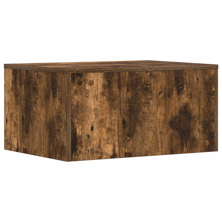 Aan de muur bevestigd bureau Gerookt eiken 60 x 45 x 30 cm