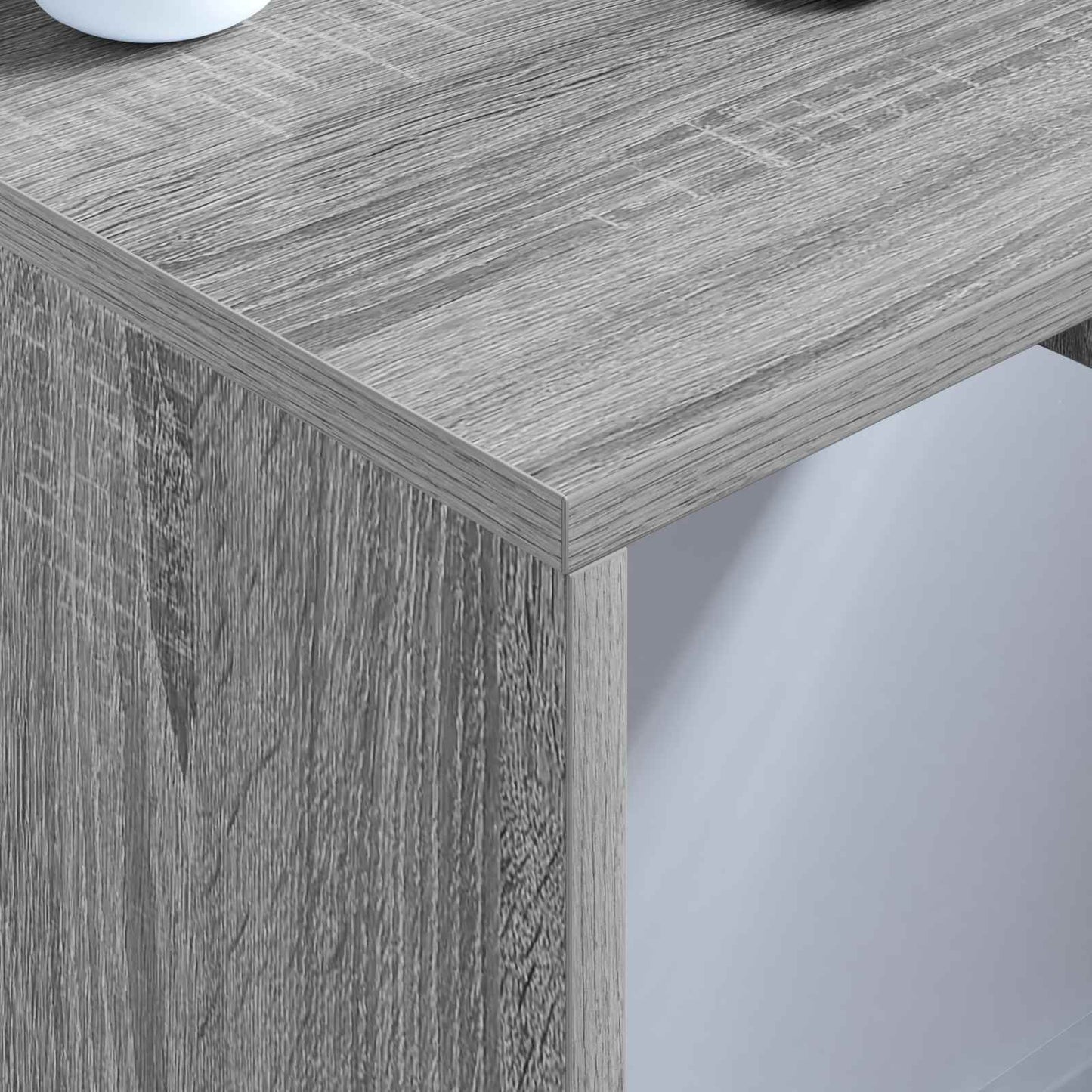 Aan de muur bevestigd bureau Grijs Sonoma 60 x 45 x 30 cm