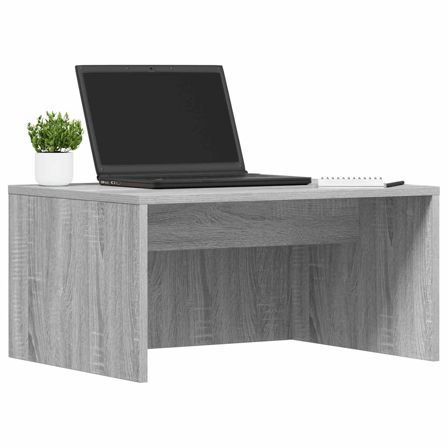 Aan de muur bevestigd bureau Grijs Sonoma 60 x 45 x 30 cm