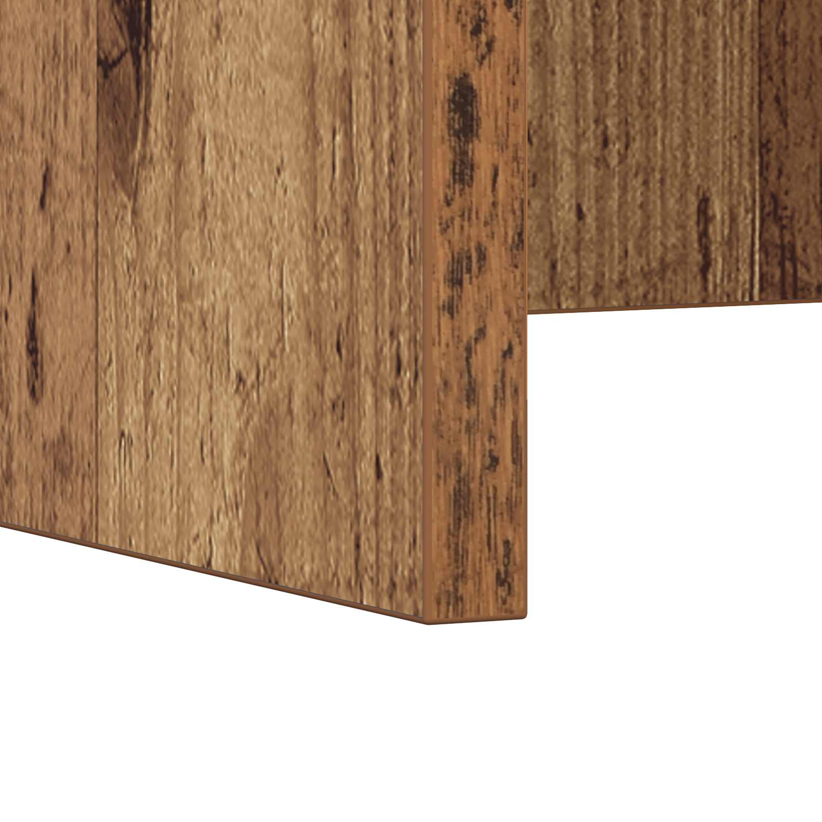 Aan de muur bevestigd bureau Oud Hout 60 x 45 x 30 cm