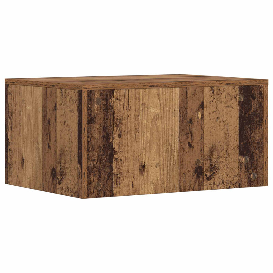 Aan de muur bevestigd bureau Oud Hout 60 x 45 x 30 cm