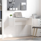 Wall Desk Wall-mounted White 80 x 45 x 30 cm Engineered Wood