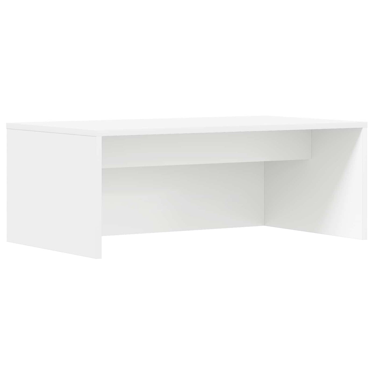 Aan de muur bevestigd bureau Wit 80 x 45 x 30 cm Bewerkt hout