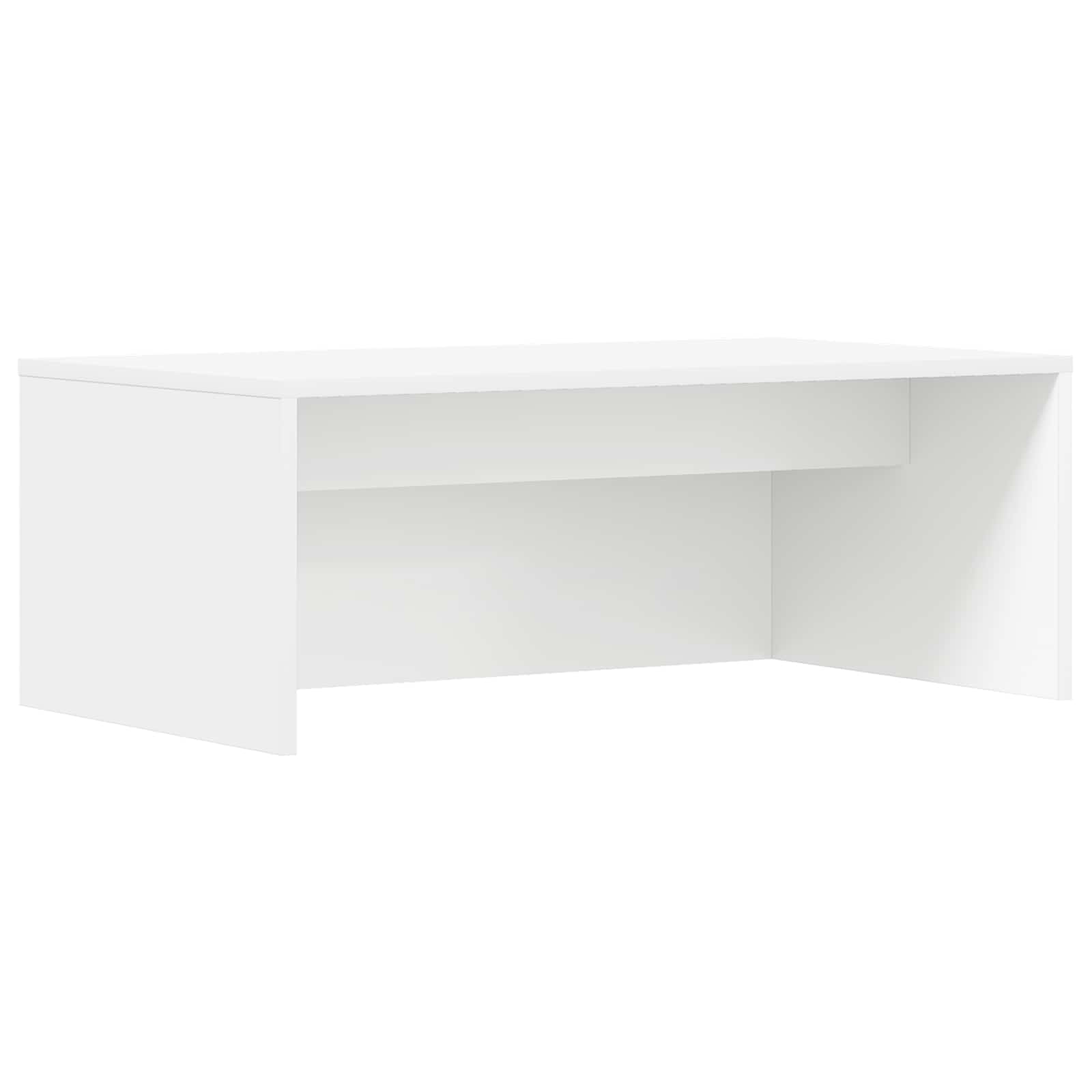 Aan de muur bevestigd bureau Wit 80 x 45 x 30 cm Bewerkt hout