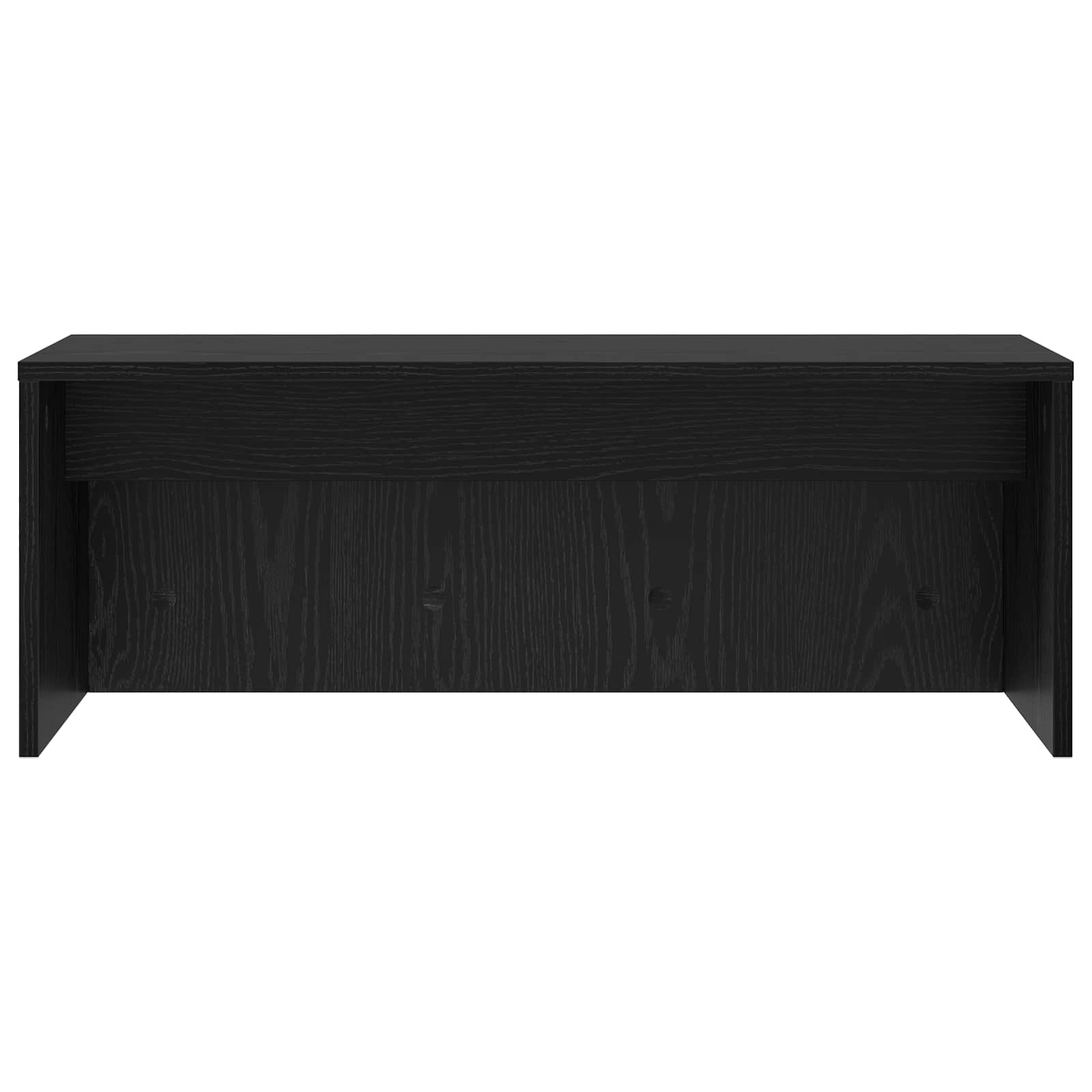 Aan de muur bevestigd bureau Zwart Eiken 80 x 45 x 30 cm