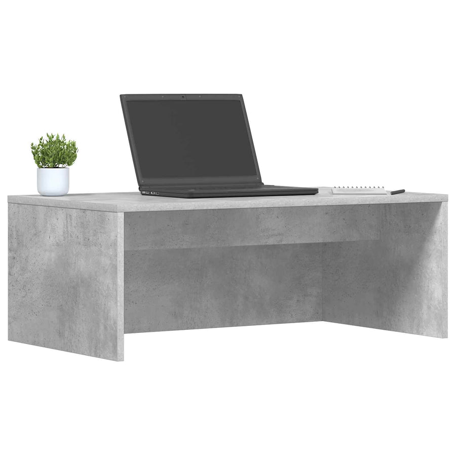 Aan de muur bevestigd bureau Beton Grijs 80 x 45 x 30 cm