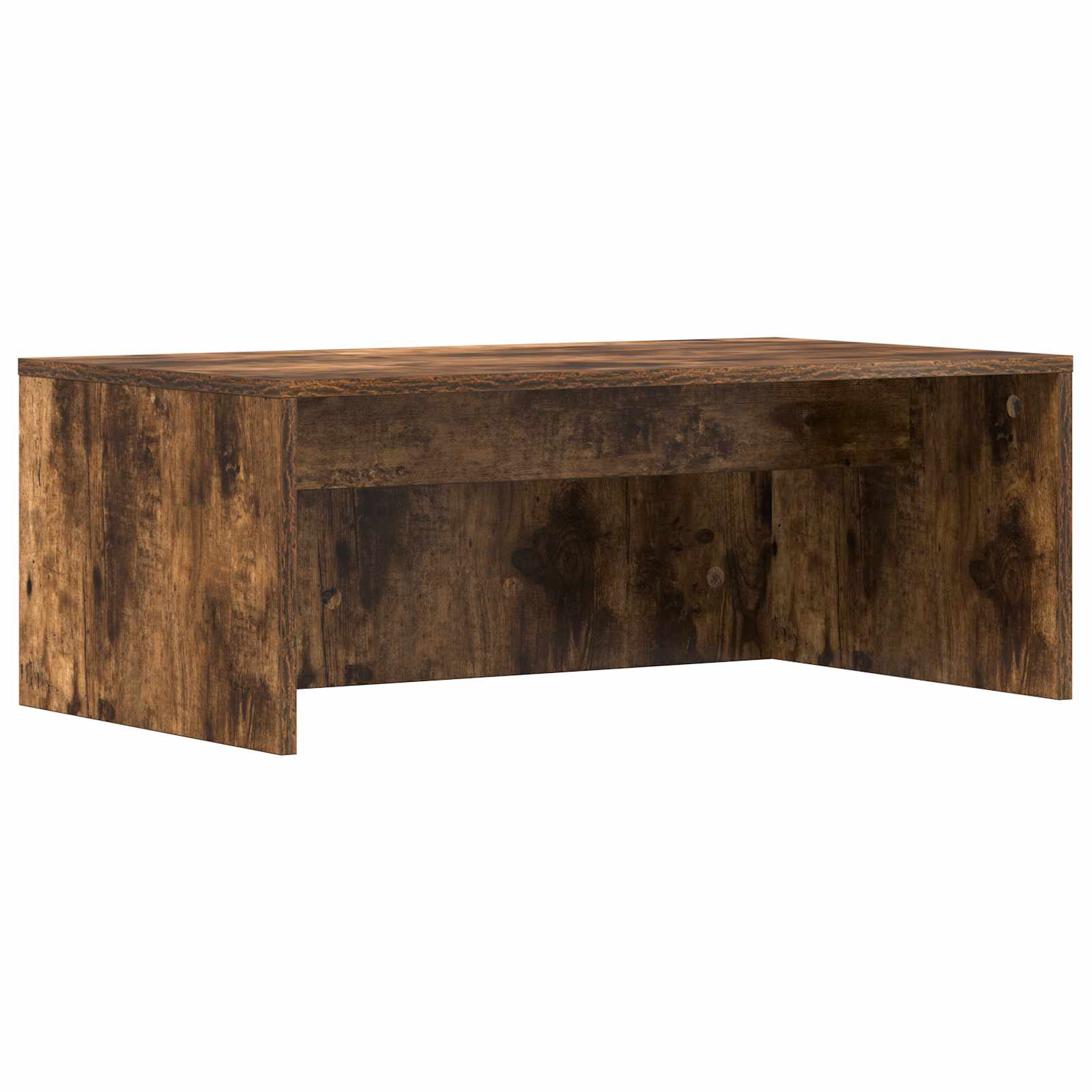 Aan de muur bevestigd bureau Gerookt eiken 80 x 45 x 30 cm