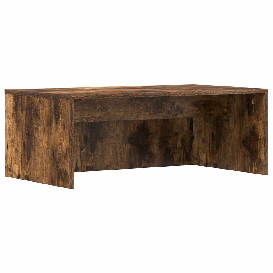 Aan de muur bevestigd bureau Gerookt eiken 80 x 45 x 30 cm