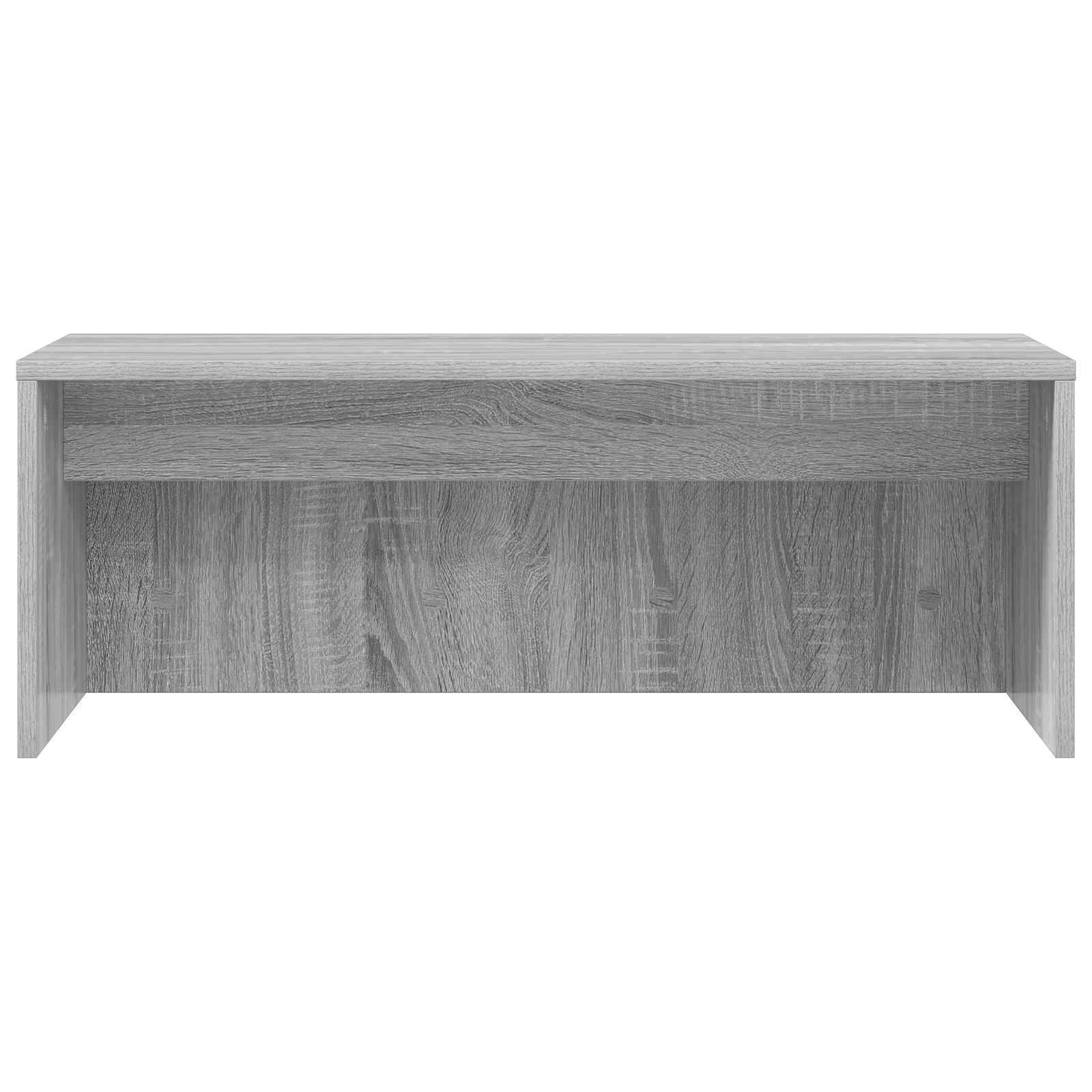 Aan de muur bevestigd bureau Grijs Sonoma 80 x 45 x 30 cm