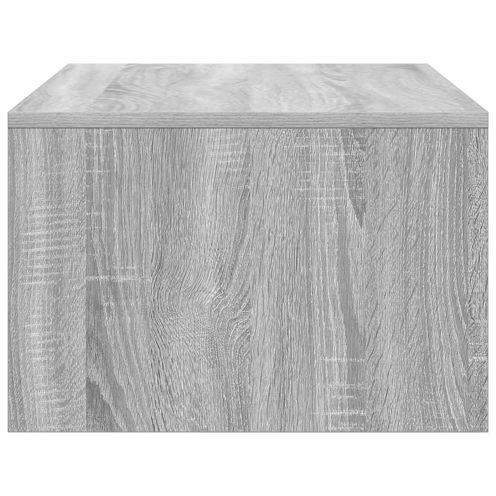 Aan de muur bevestigd bureau Grijs Sonoma 80 x 45 x 30 cm