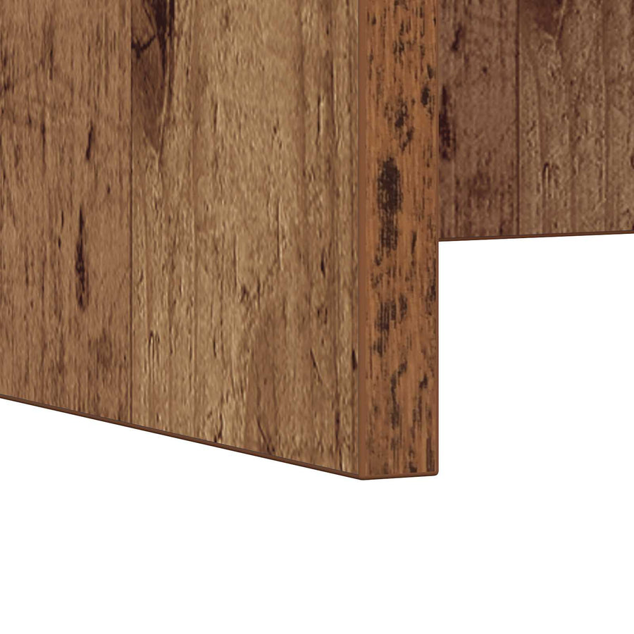 Aan de muur bevestigd bureau Oud Hout 80 x 45 x 30 cm
