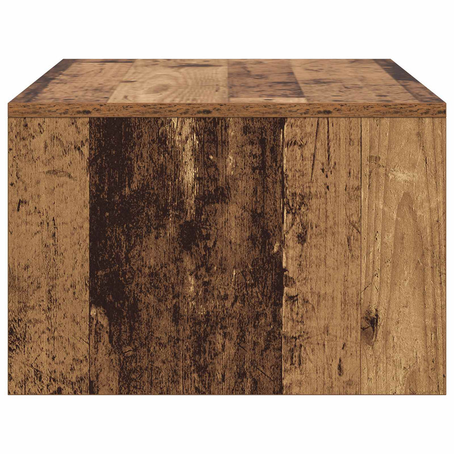 Aan de muur bevestigd bureau Oud Hout 80 x 45 x 30 cm