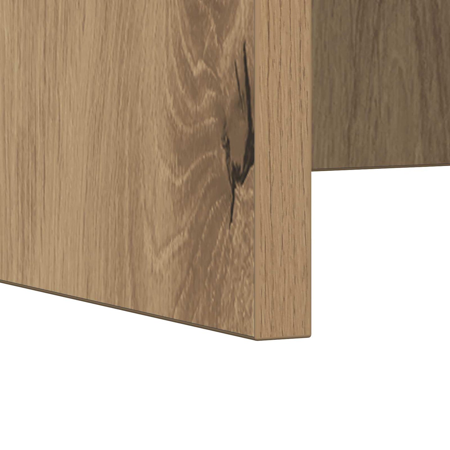 Aan de muur bevestigd bureau Artisan Eiken 80 x 45 x 30 cm