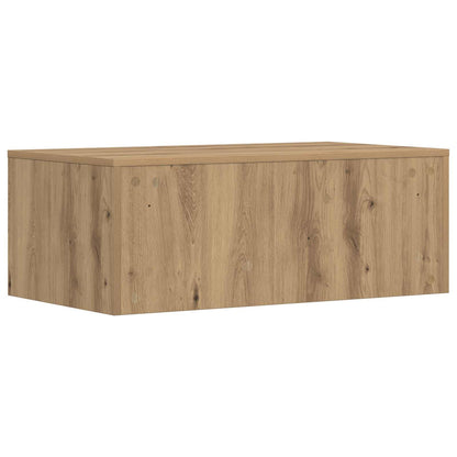Aan de muur bevestigd bureau Artisan Eiken 80 x 45 x 30 cm