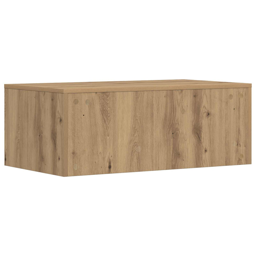 Aan de muur bevestigd bureau Artisan Eiken 80 x 45 x 30 cm
