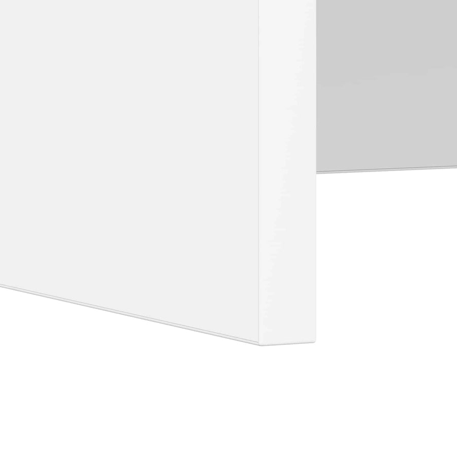 Aan de muur bevestigd bureau Wit 100 x 45 x 30 cm Bewerkt hout