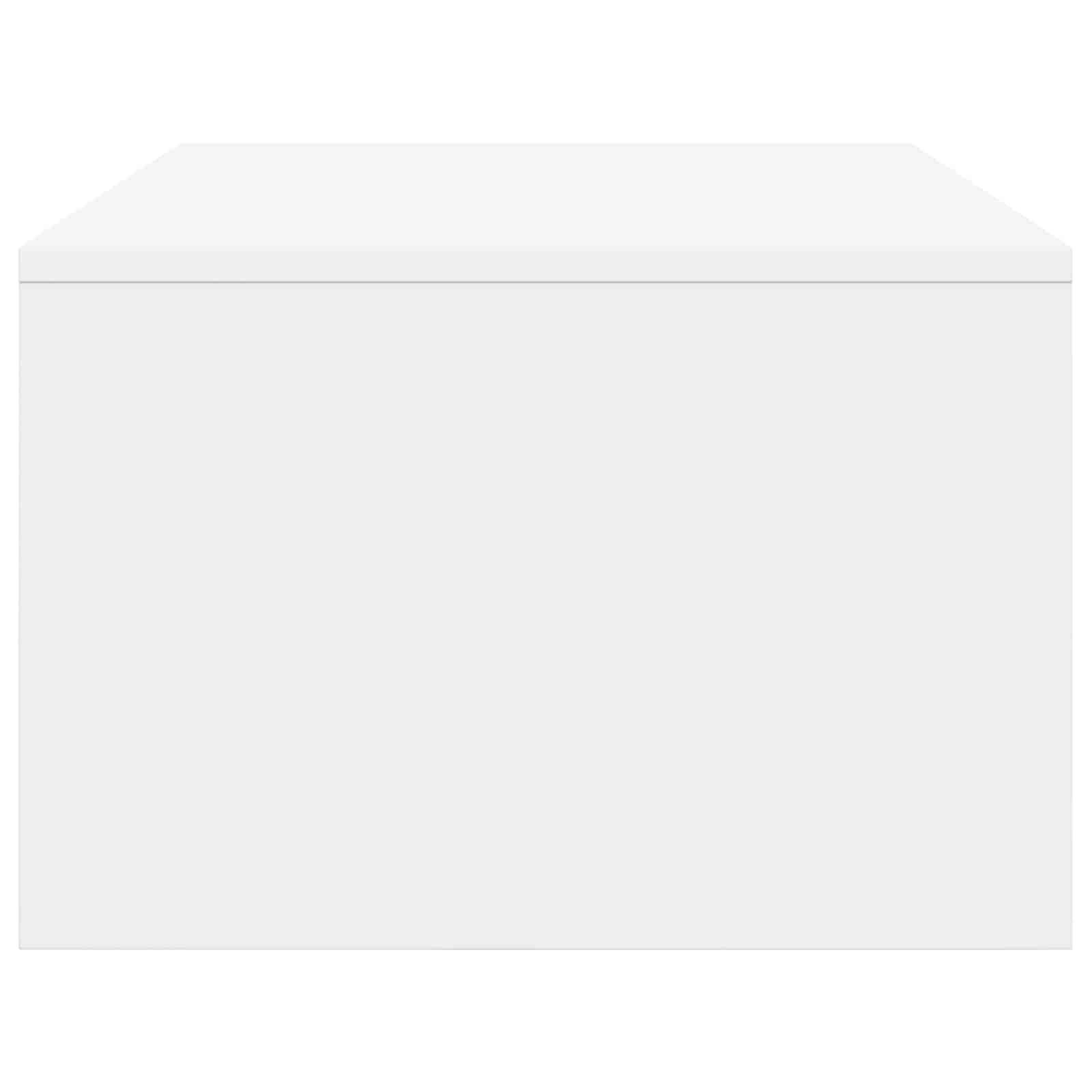 Aan de muur bevestigd bureau Wit 100 x 45 x 30 cm Bewerkt hout