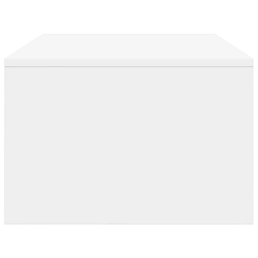 Aan de muur bevestigd bureau Wit 100 x 45 x 30 cm Bewerkt hout