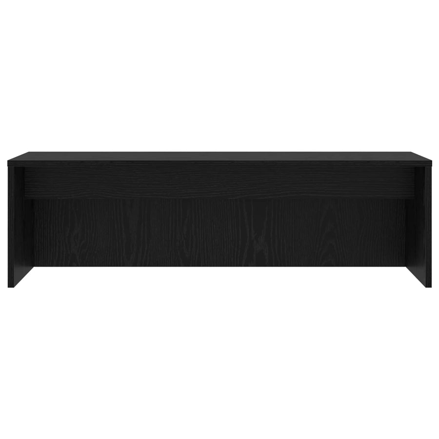 Aan de muur bevestigd bureau Zwart Eiken 100 x 45 x 30 cm