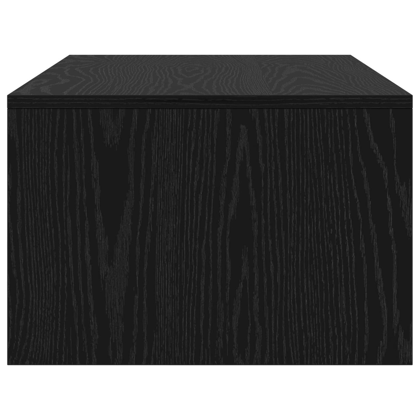 Aan de muur bevestigd bureau Zwart Eiken 100 x 45 x 30 cm