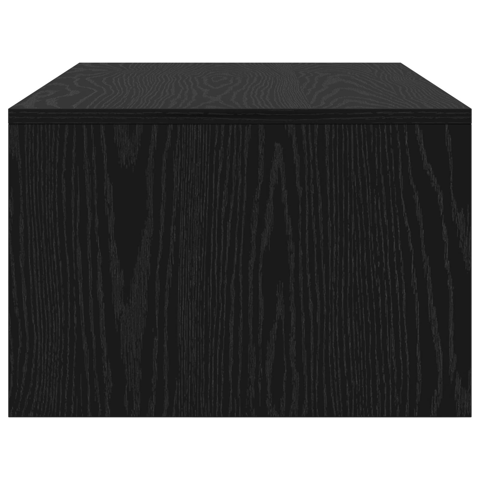 Aan de muur bevestigd bureau Zwart Eiken 100 x 45 x 30 cm