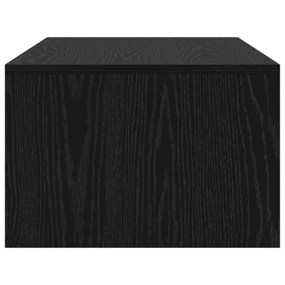 Aan de muur bevestigd bureau Zwart Eiken 100 x 45 x 30 cm