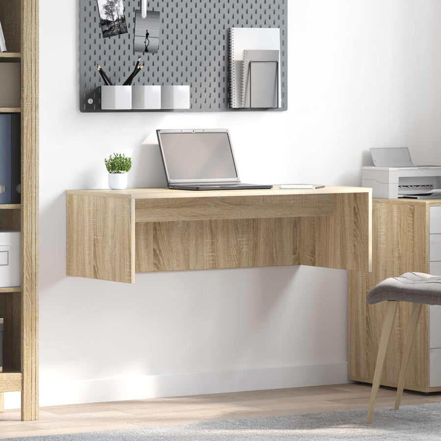 Aan de muur bevestigd bureau Sonoma Eiken 100 x 45 x 30 cm