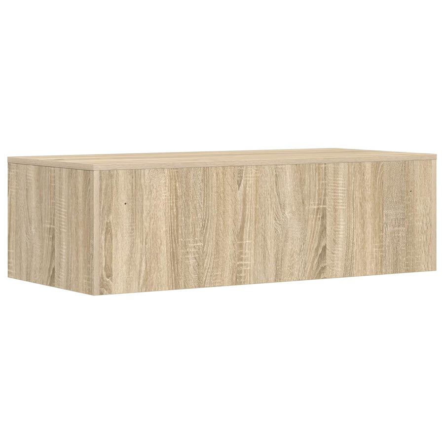 Aan de muur bevestigd bureau Sonoma Eiken 100 x 45 x 30 cm