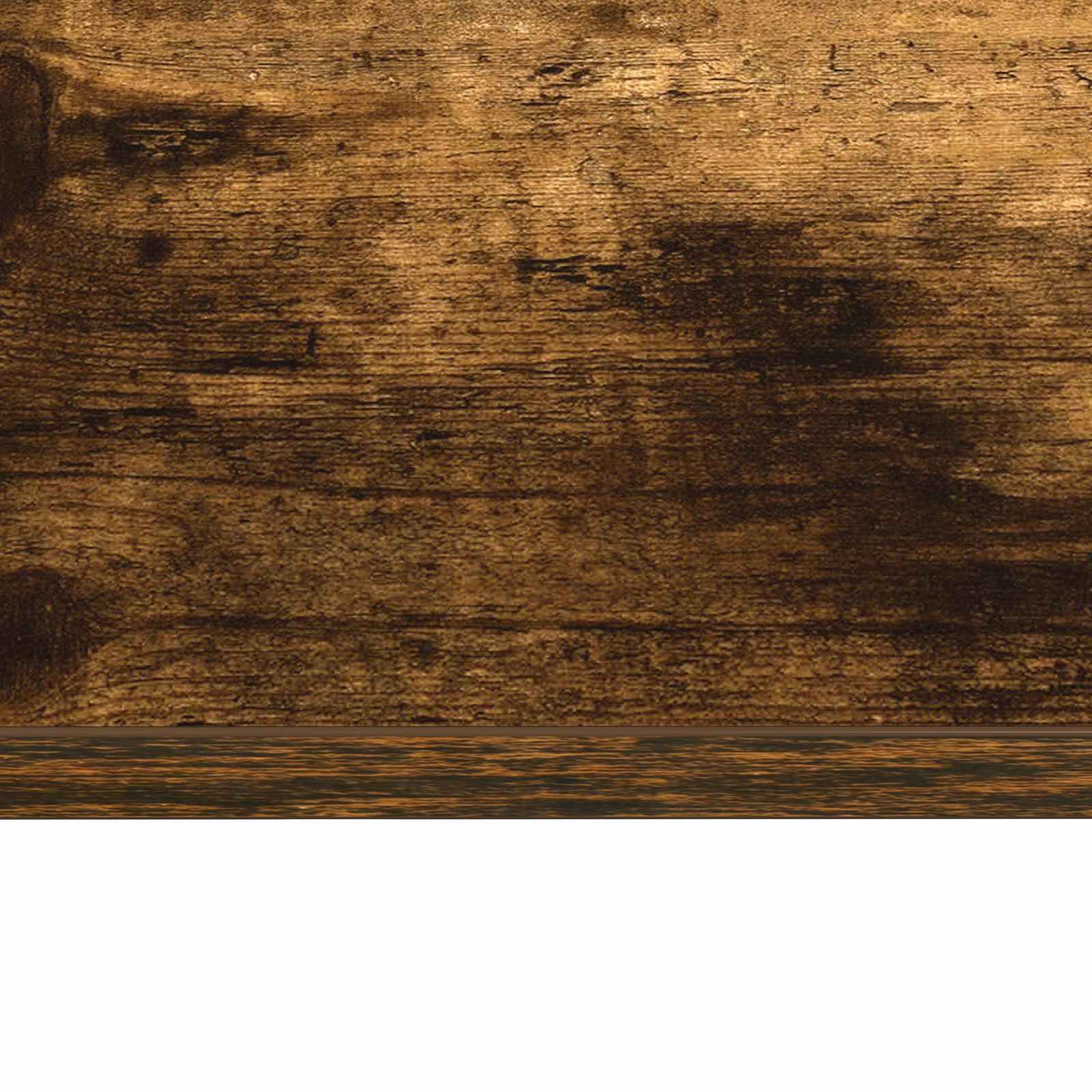 Aan de muur bevestigd bureau Gerookt eiken 100 x 45 x 30 cm
