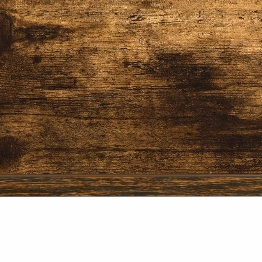Aan de muur bevestigd bureau Gerookt eiken 100 x 45 x 30 cm