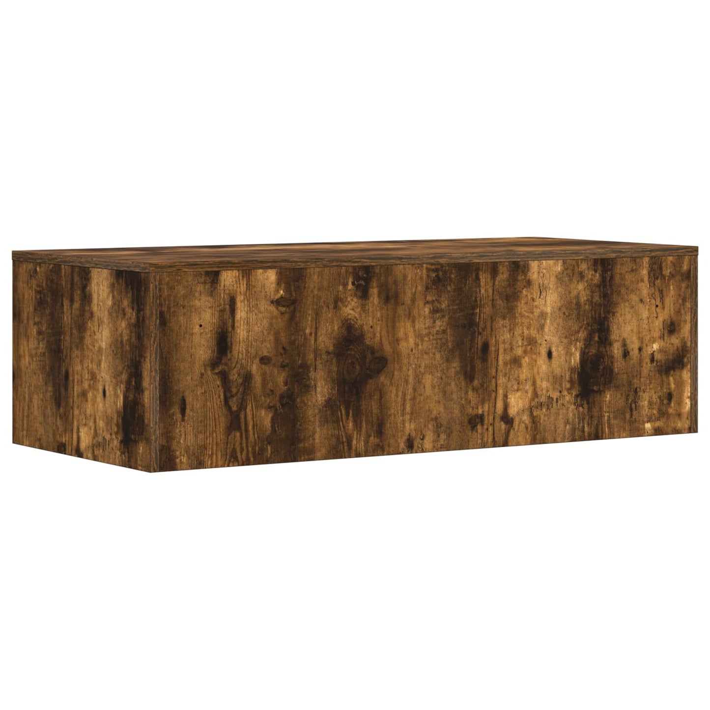 Aan de muur bevestigd bureau Gerookt eiken 100 x 45 x 30 cm
