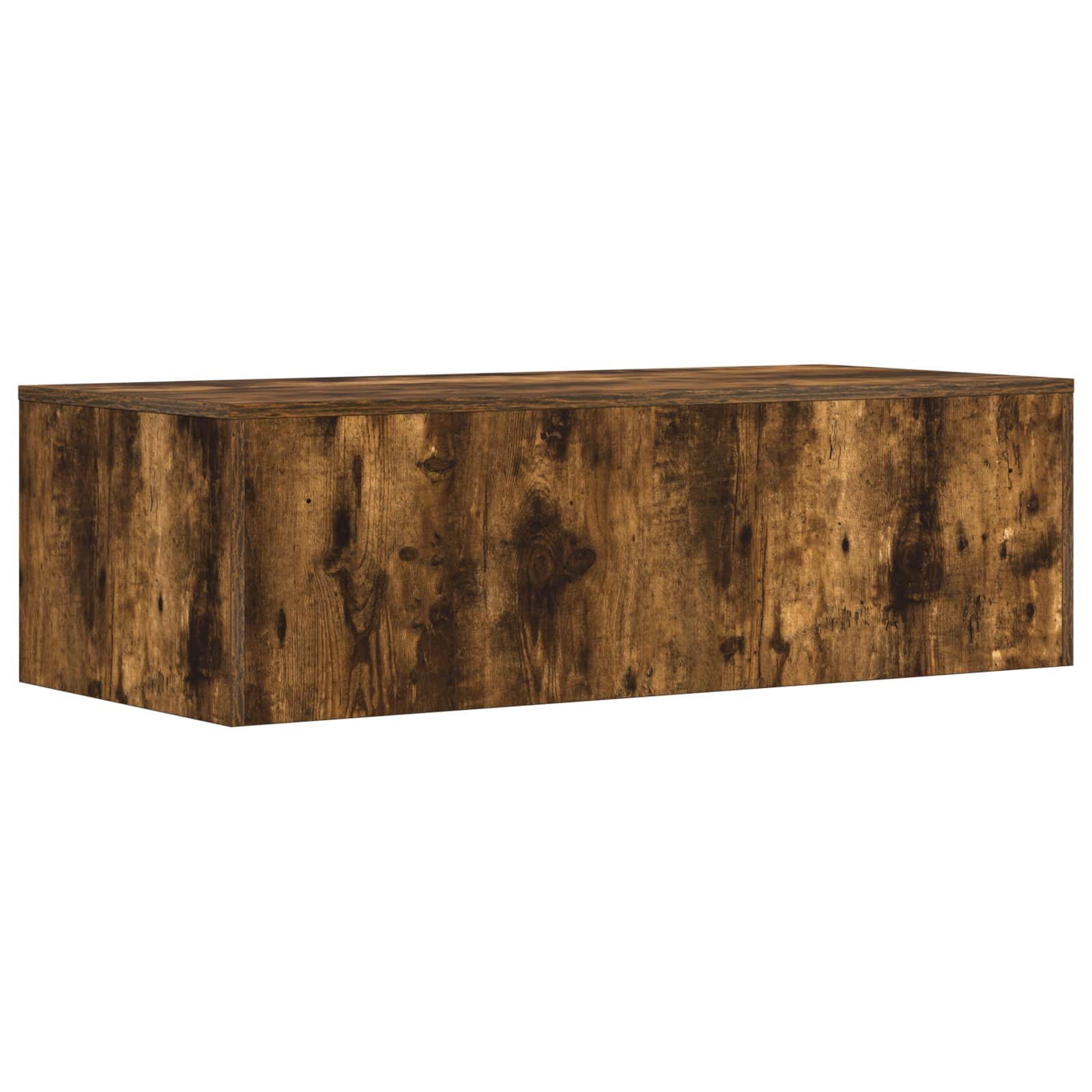 Aan de muur bevestigd bureau Gerookt eiken 100 x 45 x 30 cm