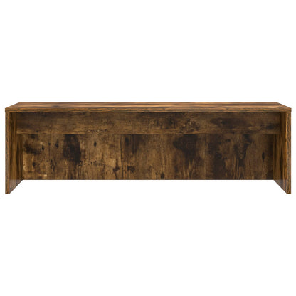 Aan de muur bevestigd bureau Gerookt eiken 100 x 45 x 30 cm