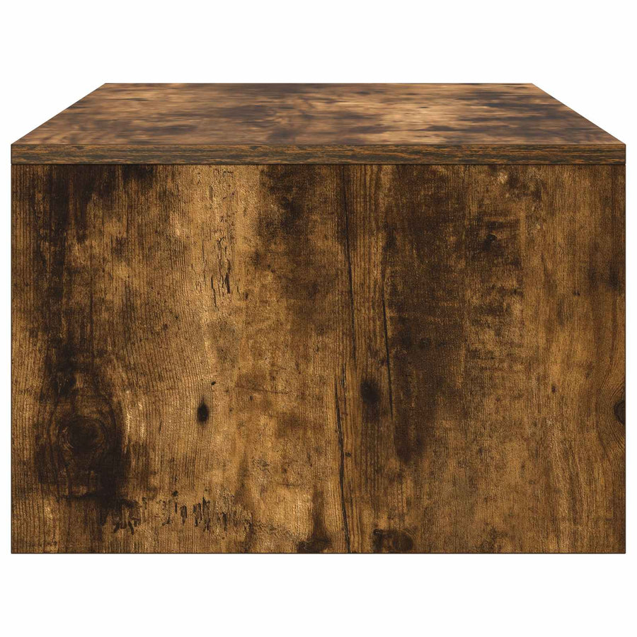 Aan de muur bevestigd bureau Gerookt eiken 100 x 45 x 30 cm