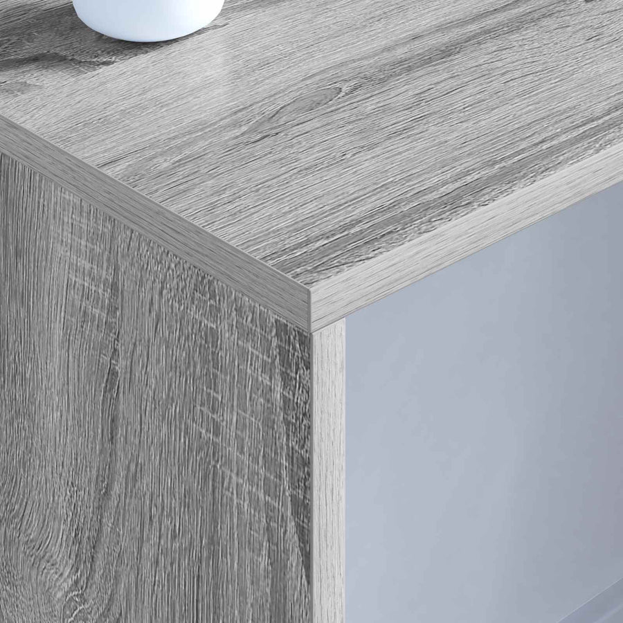 Aan de muur bevestigd bureau Grijs Sonoma 100 x 45 x 30 cm
