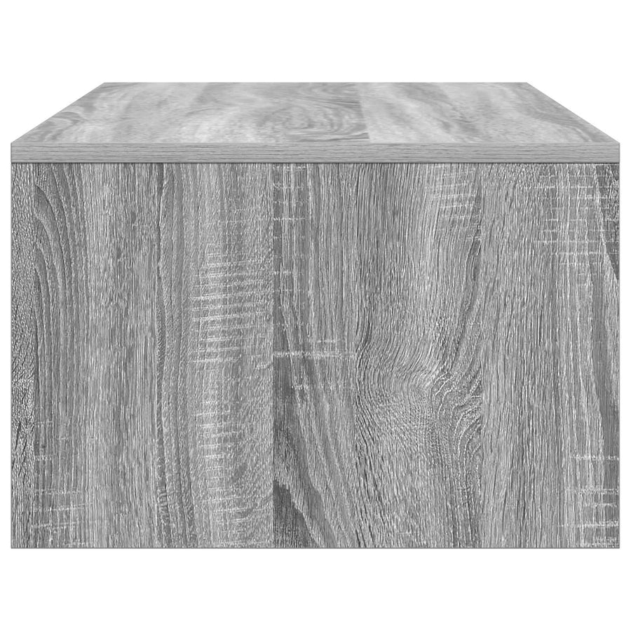 Aan de muur bevestigd bureau Grijs Sonoma 100 x 45 x 30 cm