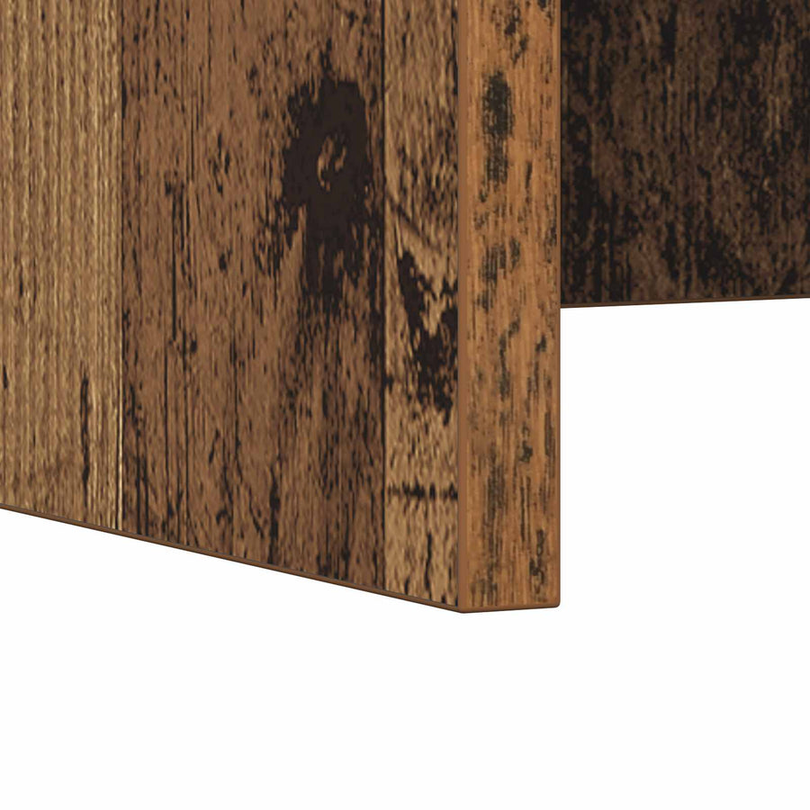 Aan de muur bevestigd bureau Oud Hout 100 x 45 x 30 cm