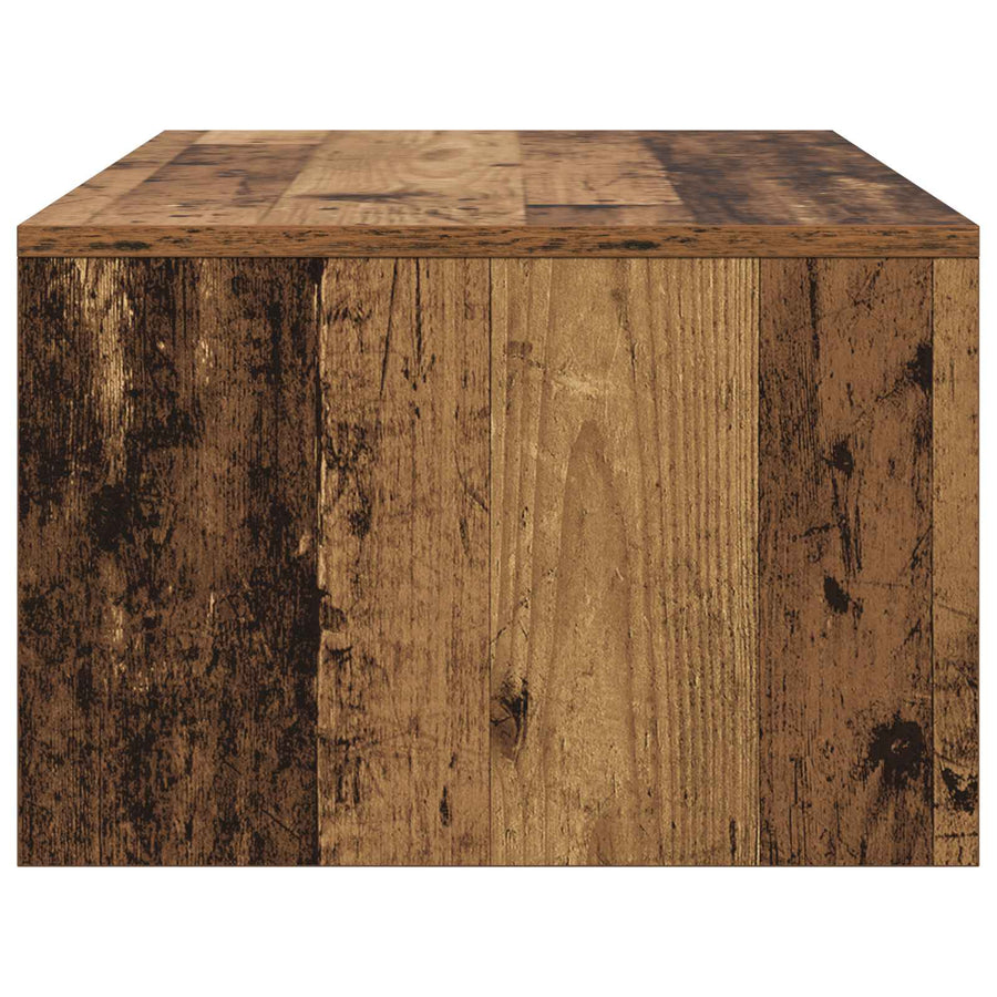 Aan de muur bevestigd bureau Oud Hout 100 x 45 x 30 cm