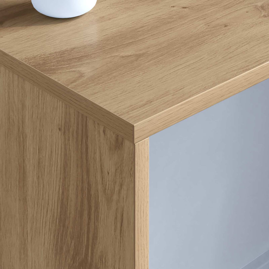 Aan de muur bevestigd bureau Artisan Eiken 100 x 45 x 30 cm