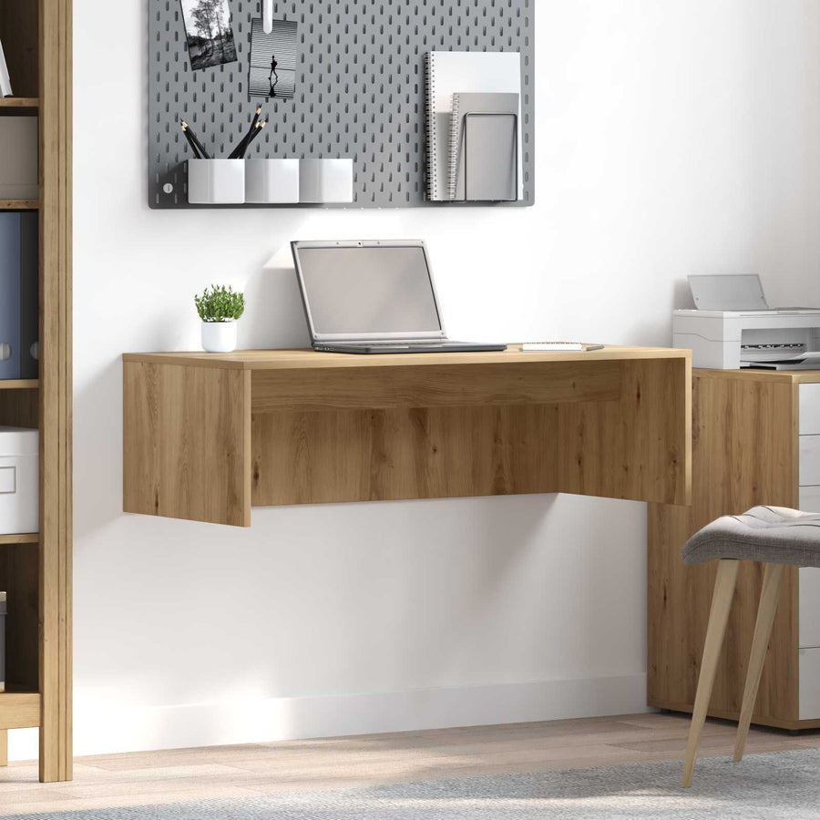 Aan de muur bevestigd bureau Artisan Eiken 100 x 45 x 30 cm