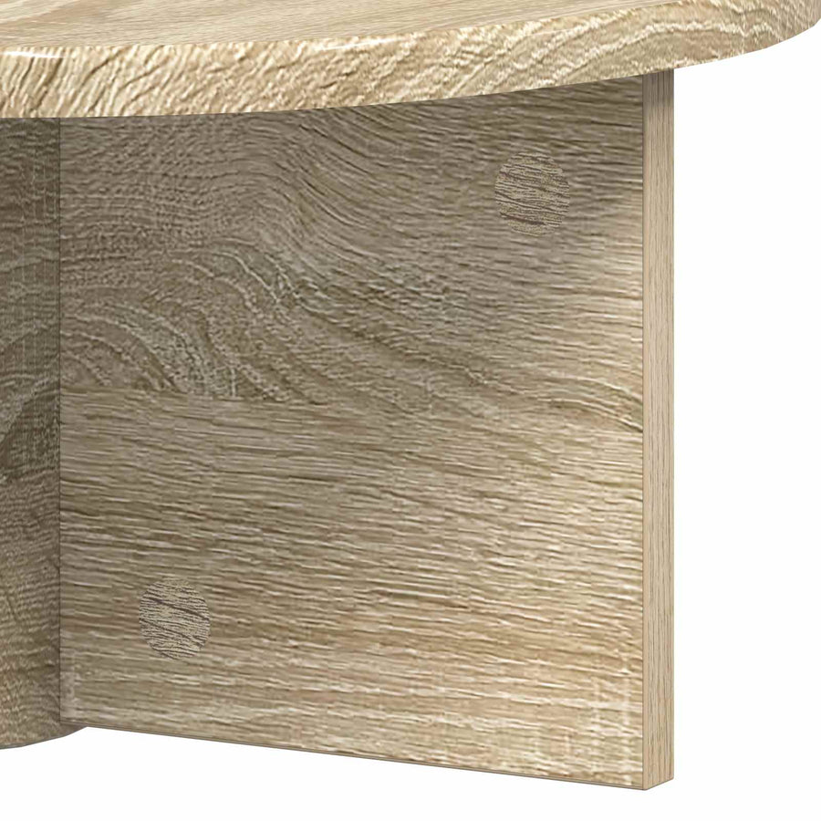 Wandplank Sonoma Eiken 38 x 19 x 19 cm Bewerkt hout