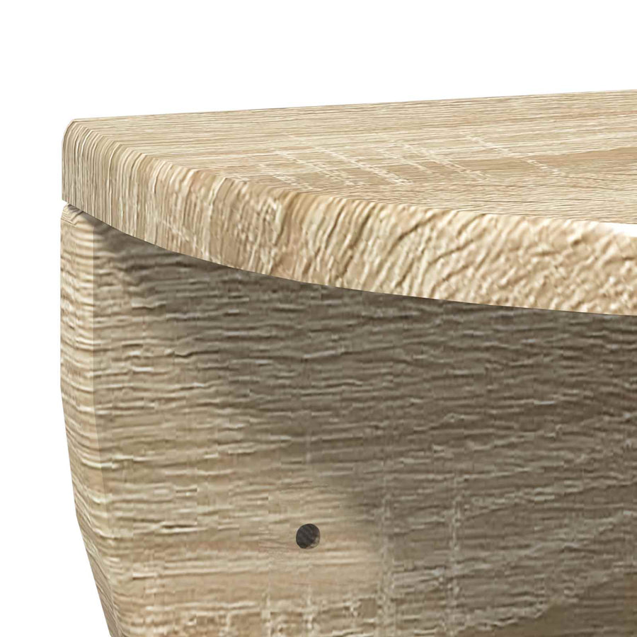 Wandplank 2 pcs Sonoma Eiken 38 x 19 x 19 cm Bewerkt hout