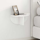 Wall shelf 2 pcs High gloss white 38 x 19 x 19 cm Engineered wood