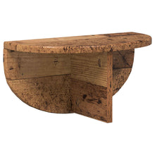 Wandplank Wandgemonteerd Oudhout 38 x 19 x 19 cm Bewerkt hout