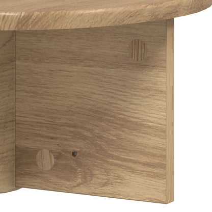 Wandplank Artisan Eiken 38 x 19 x 19 cm Bewerkt hout