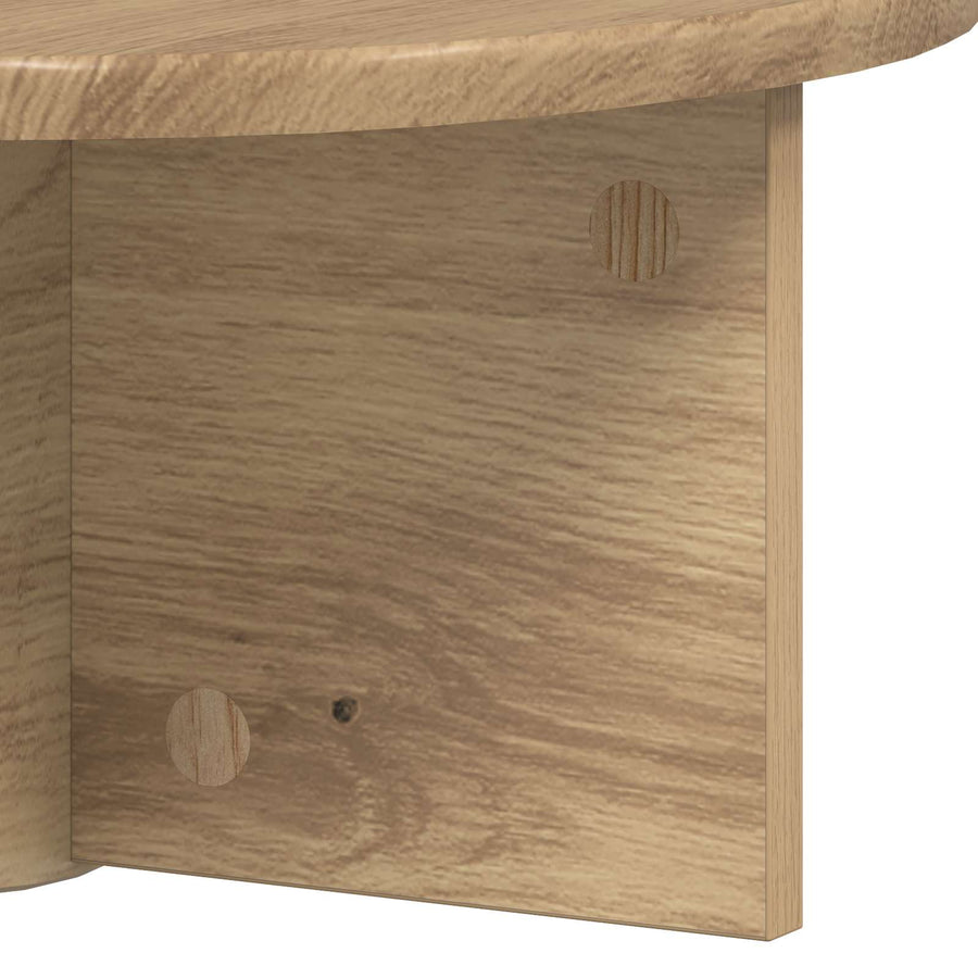 Wandplank Artisan Eiken 38 x 19 x 19 cm Bewerkt hout
